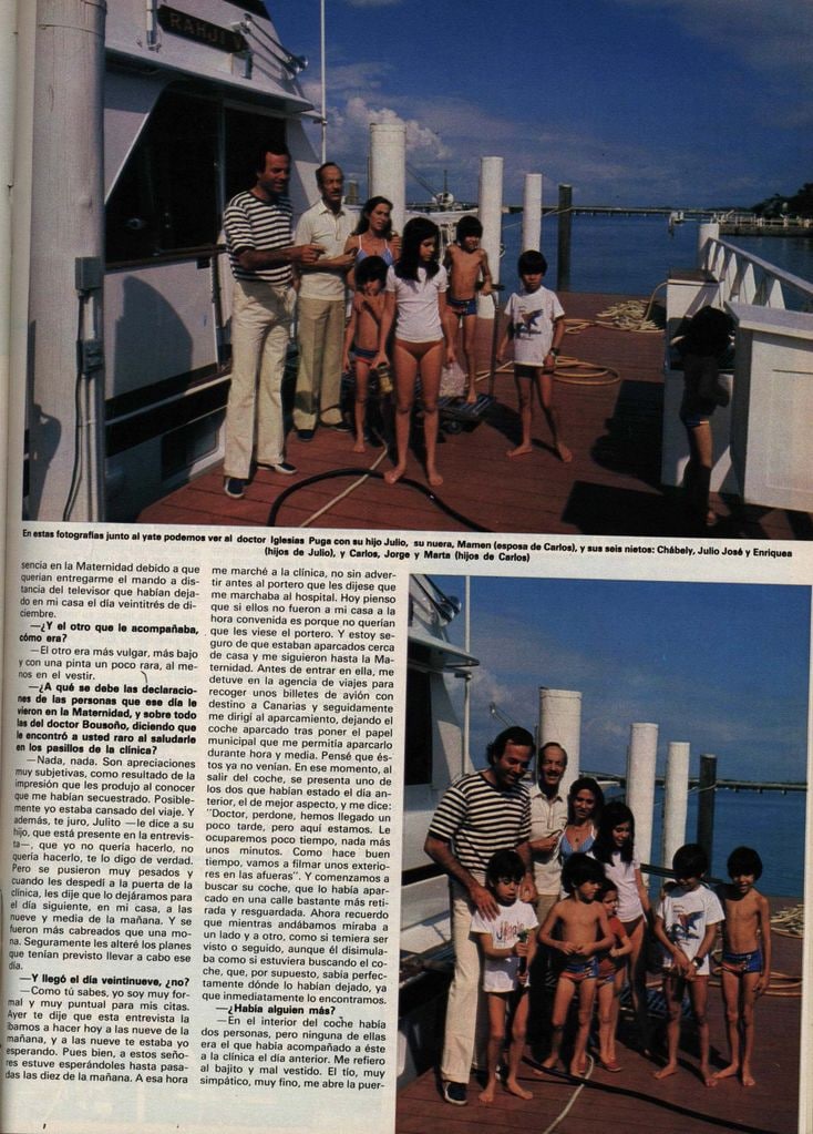 JPG del Pdf Hola 1954 . Enero 1982. Liberacion. Secuestro padre de Julio Iglesias. Liberado llega a Miami.