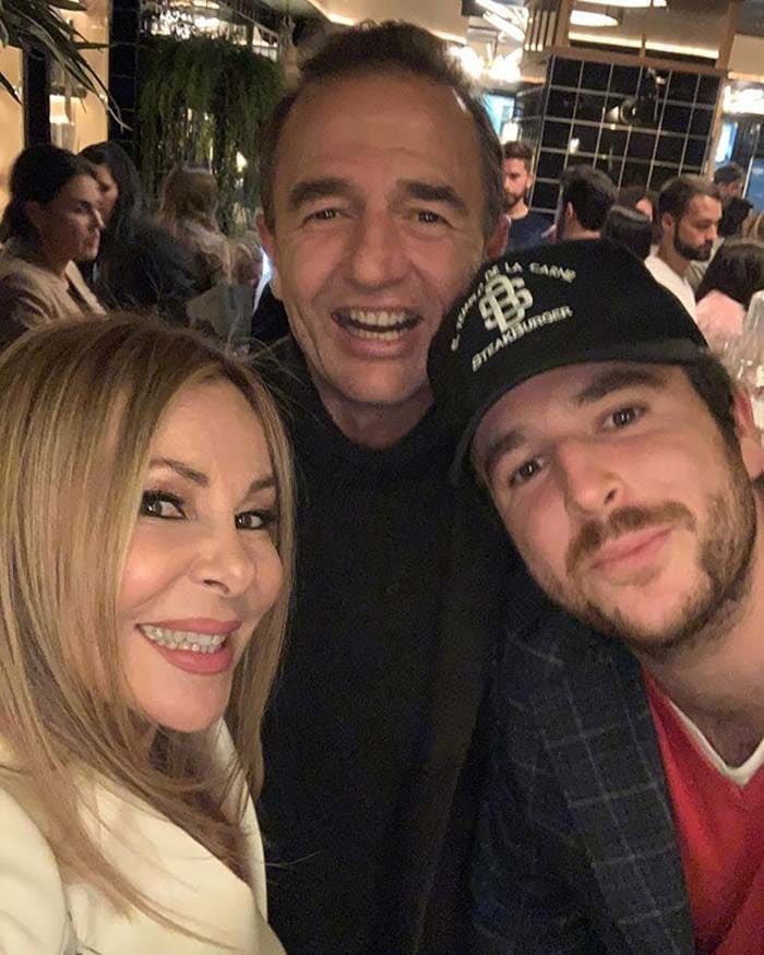 Ana Obregón, Alessandro Lequio y su hijo Álex