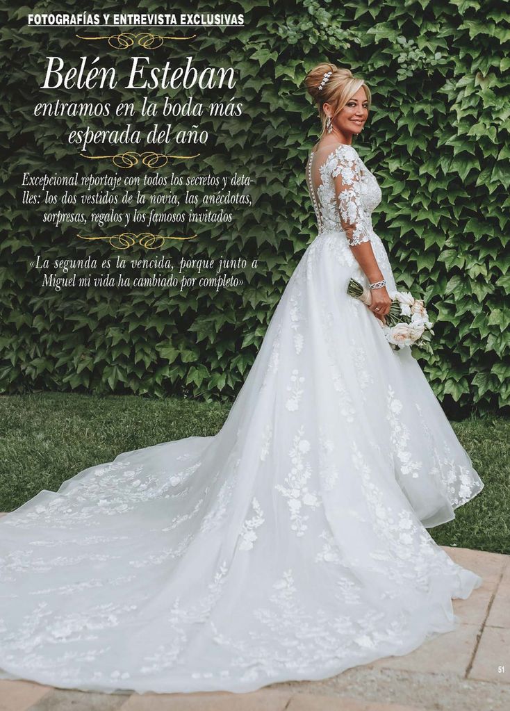 JPG PDF. HOLA3909. 3 julio 2019 .Boda de Belén Esteban.