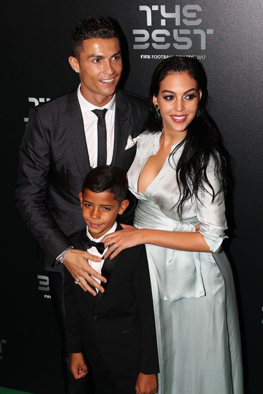 Cristiano Ronaldo y su familia