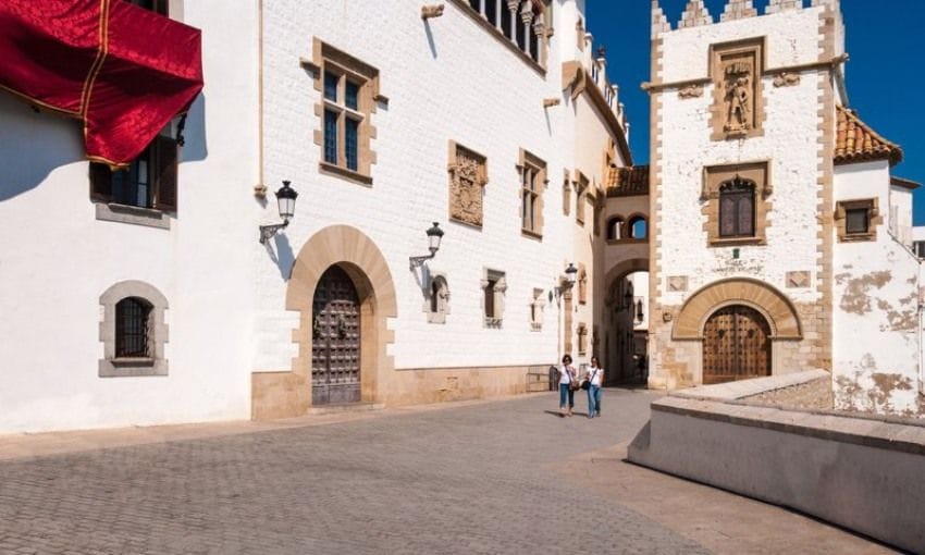 Exterior del palacio de Maricel en Sitges.