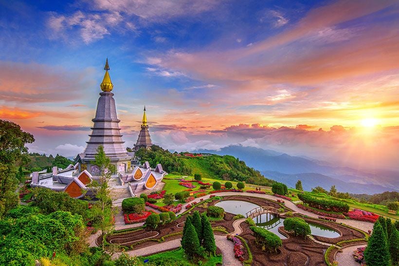 Chiang mai Inthanon mountain Tailandia