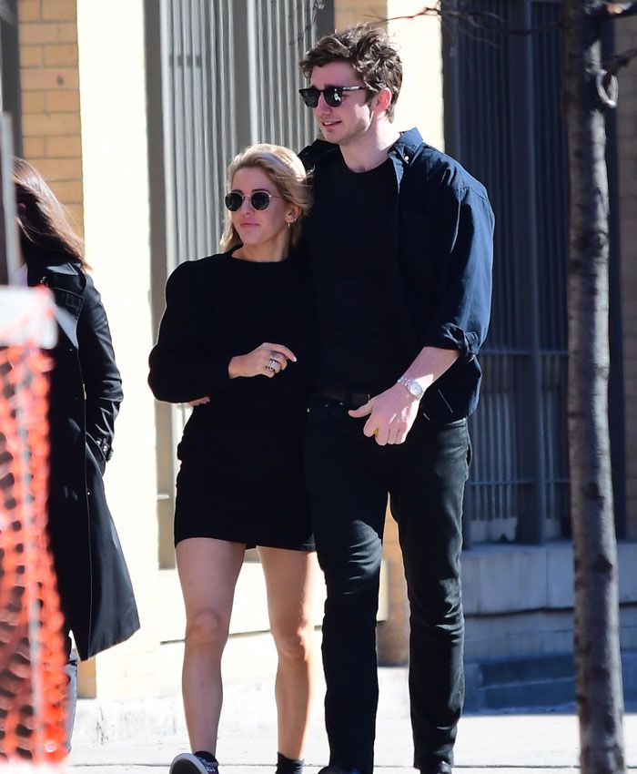 Ellie Goulding y Caspar Jopling paseando