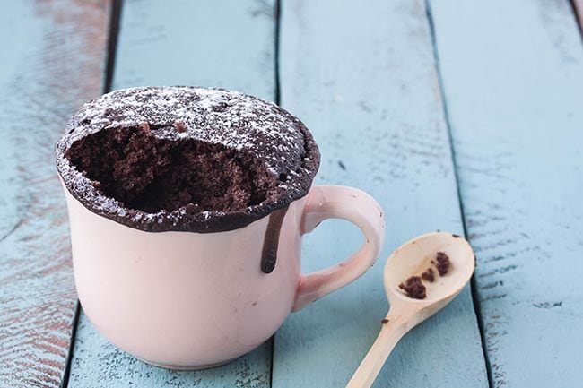 MUG CAKE DE CHOCOLATE