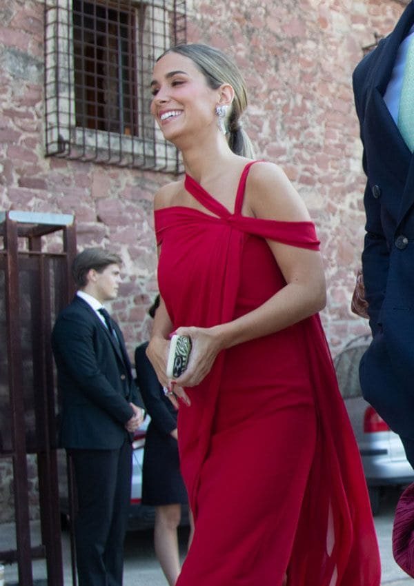 María Pombo en la boda de Teresa Andrés