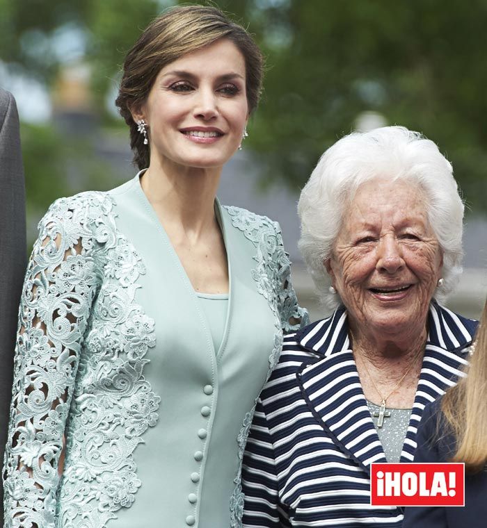 La reina Letizia y su abuela Menchu Álvarez del Valle