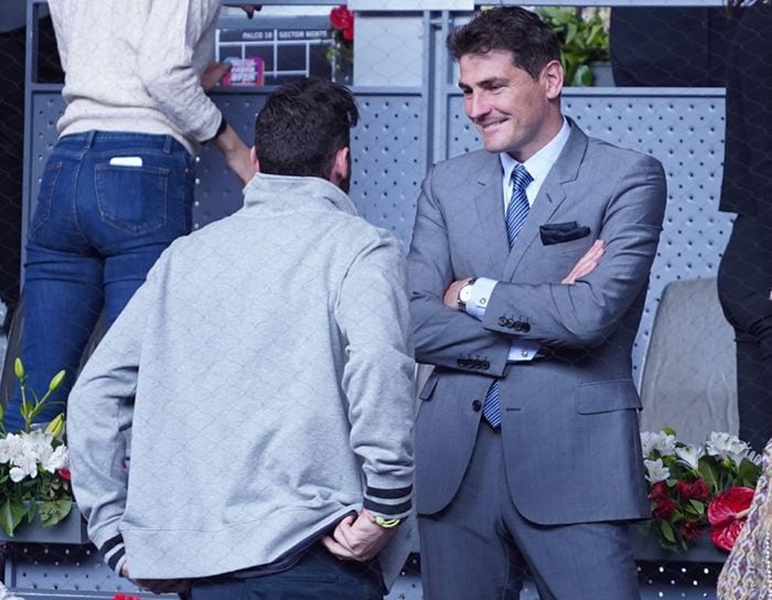 Iker Casillas en el Mutua Madrid Open