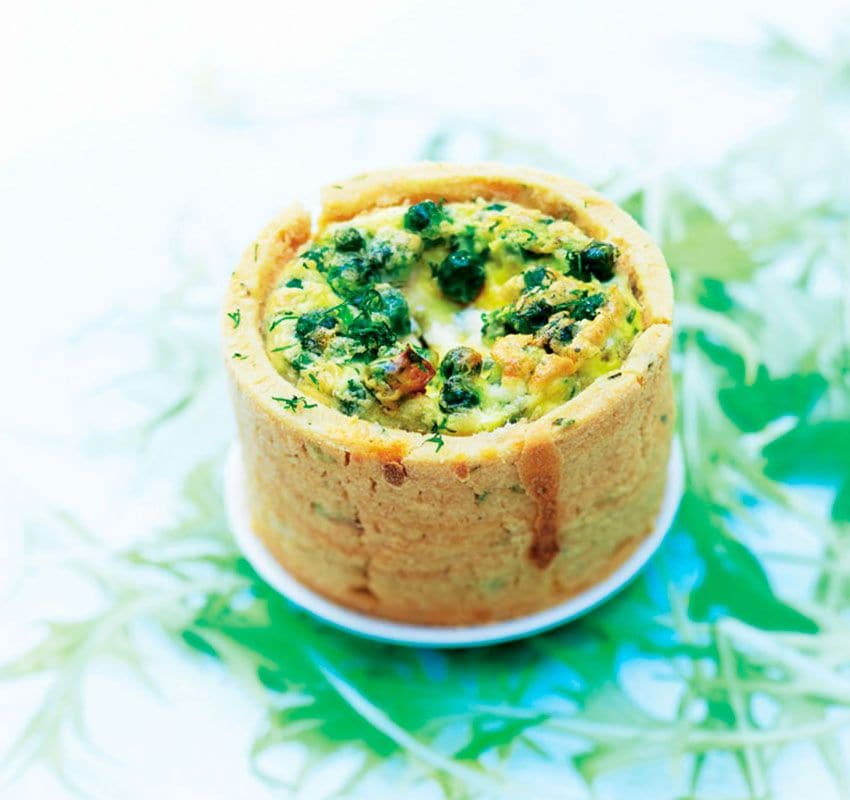 quiche guisantes