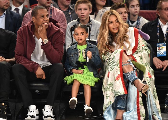 Beyoncé, Jay-Z y su hija Blue Ivy