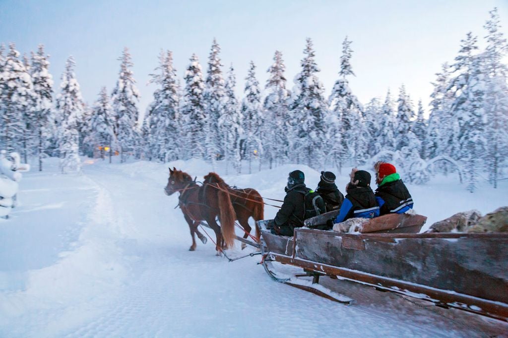 a_Kakslauttanen horse sledg