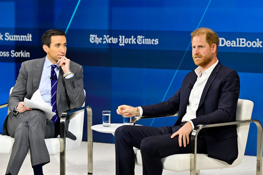 El príncipe Harry en The New York Times Dealbook Summit 2024