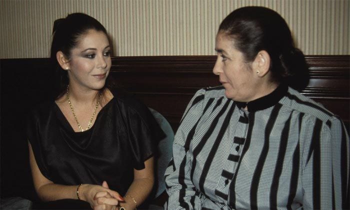 Isabel Pantoja y su madre doña Ana