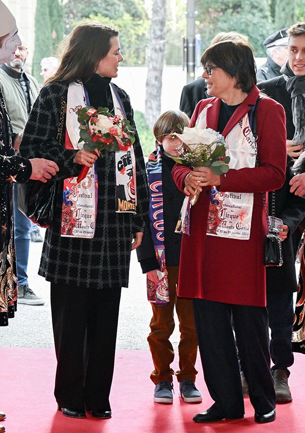 Carlota Casiraghi y Estefanía de Mónaco en el Festival de Circo de Montecarlo