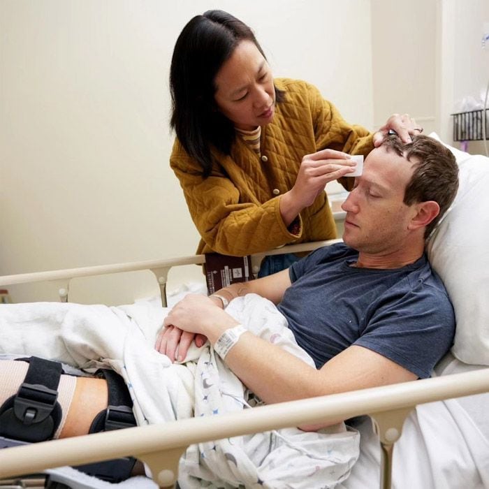 Mark Zuckerberg con su mujer, Priscilla Chan