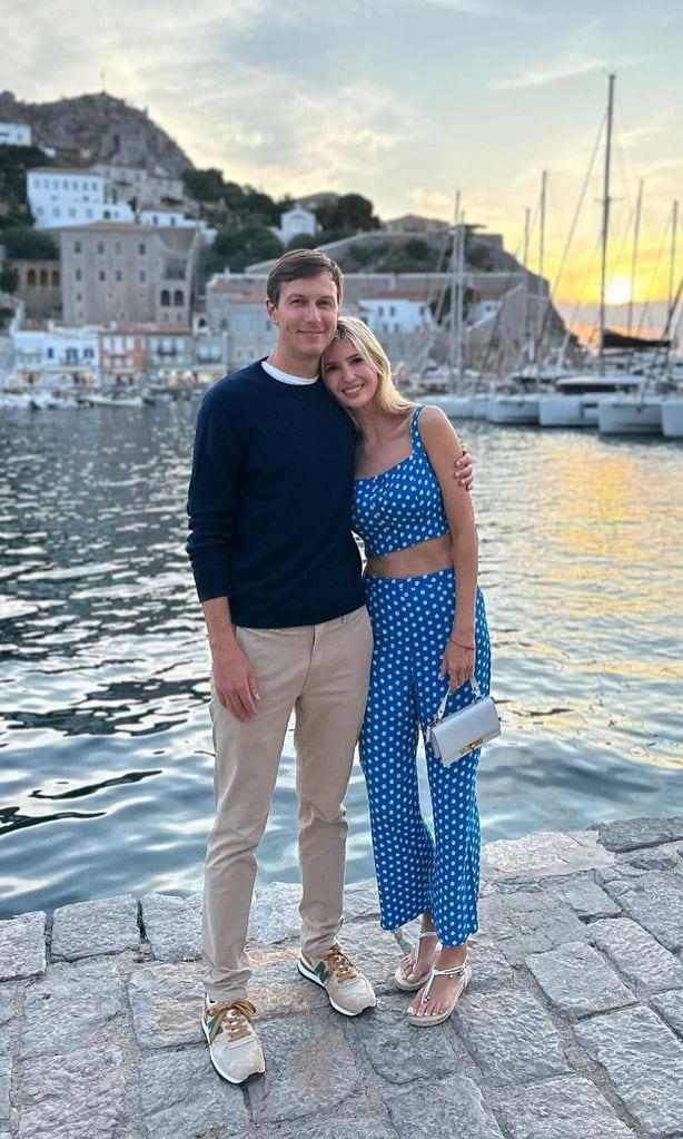 Ivanka trump y su esposo Jared Kushner de paseo por Grecia