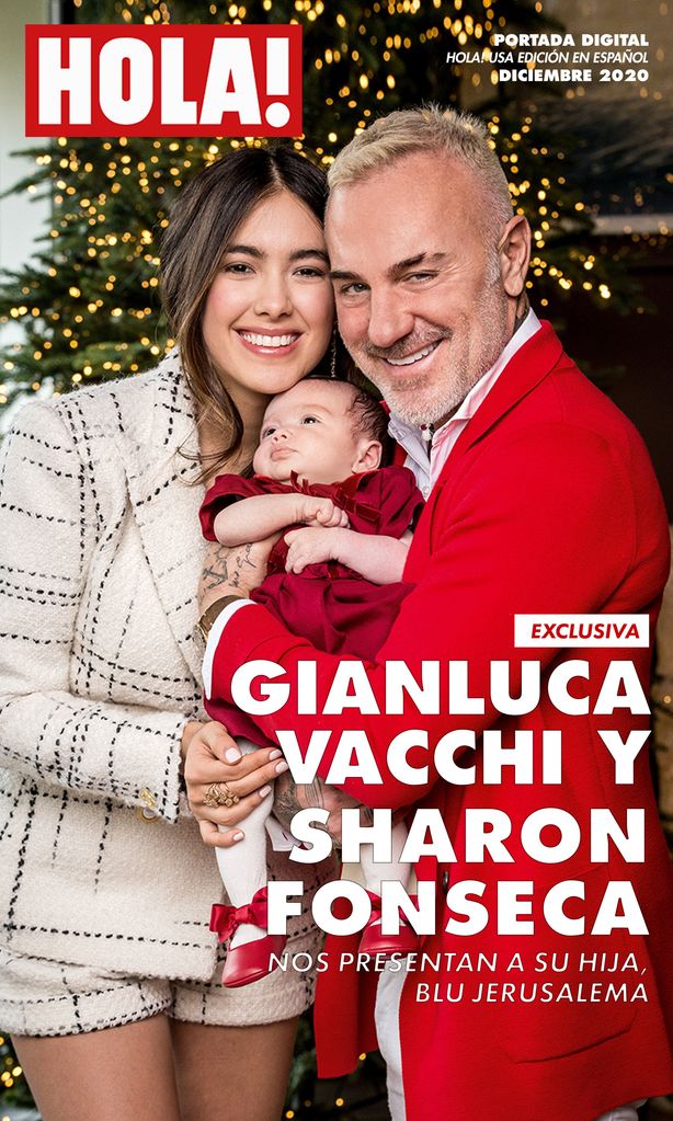 Gianluca Vacchi, Sharon Fonseca y a su hija, Blu Jerusalema