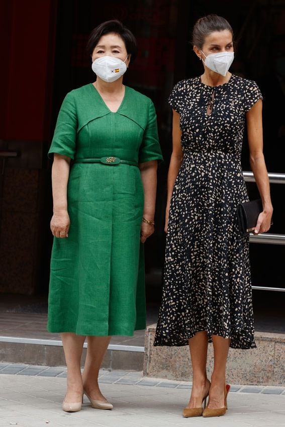 la reina Letizia y la primera dama de Corea del Sur