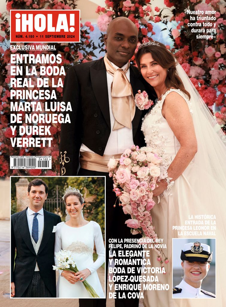 Portada de la boda de Marta Luisa de Noruega, exclusiva mundial en ¡HOLA!