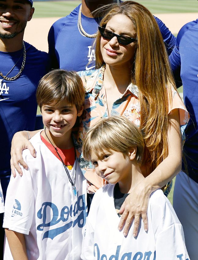 Shakira con Milan y Sasha en Miami