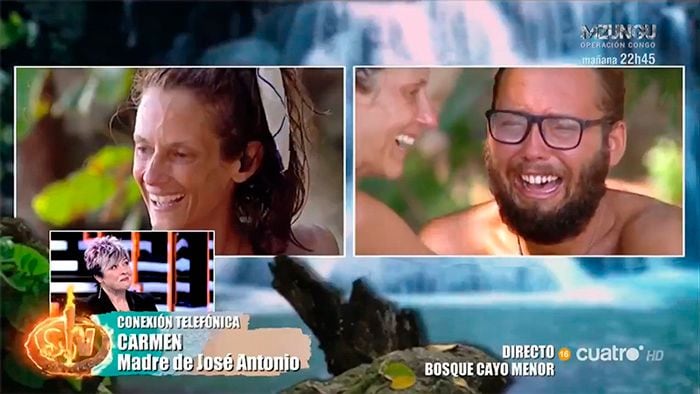 Llamada de Carmen, la madre de Avilés, con Elena en Supervivientes