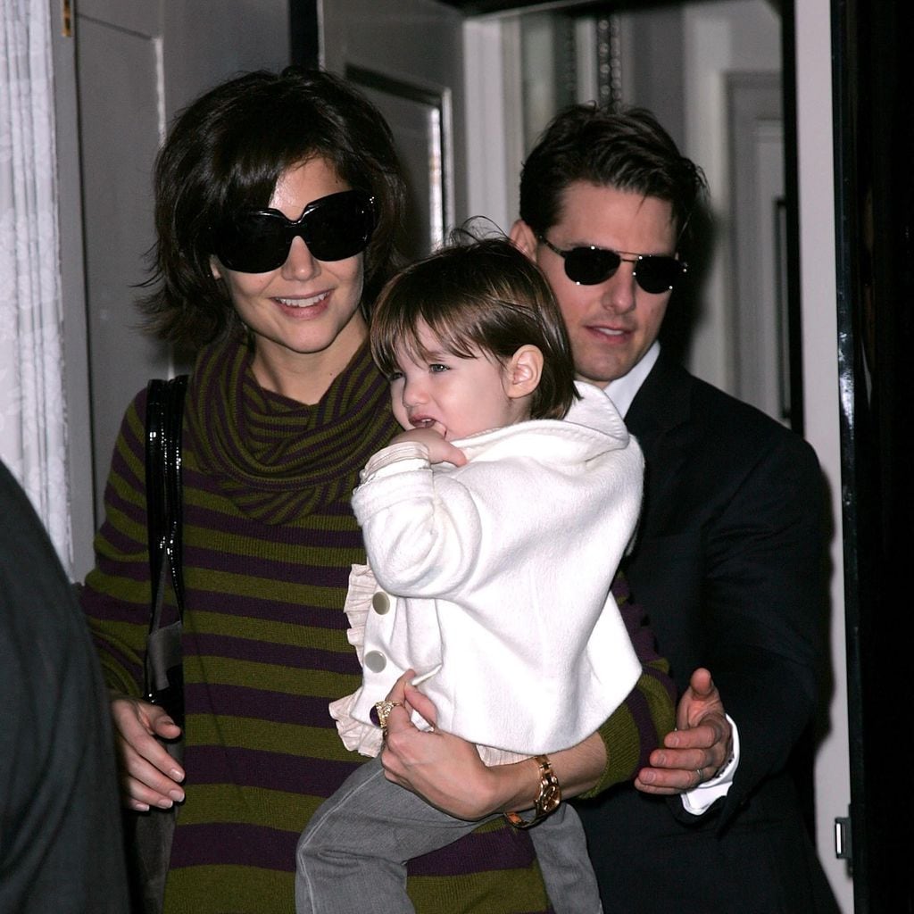 Tom Cruise, Katie Holmes and Suri Cruise Sighting in New York City - October 19, 2007