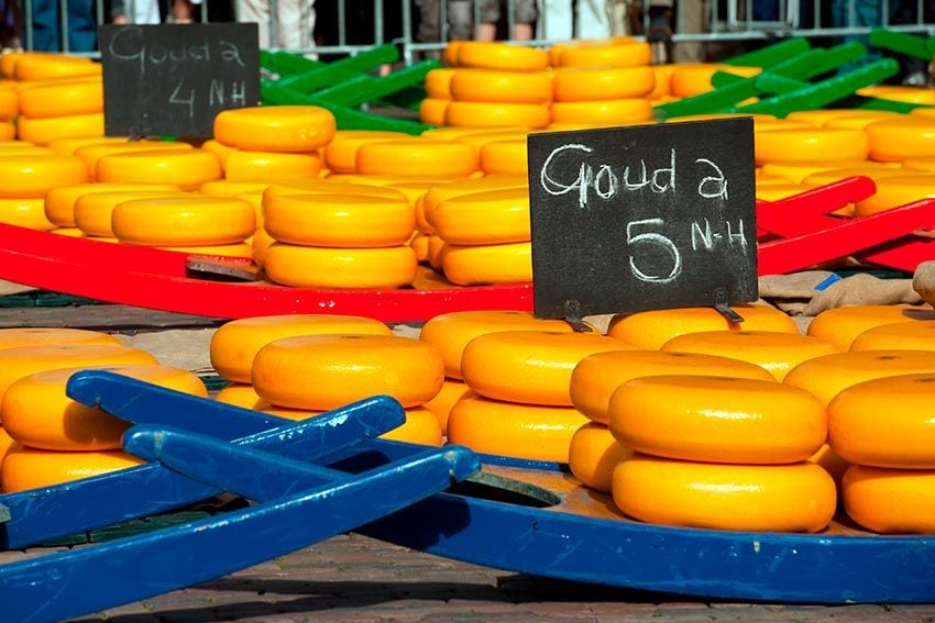 Quesos Gouda, Holanda