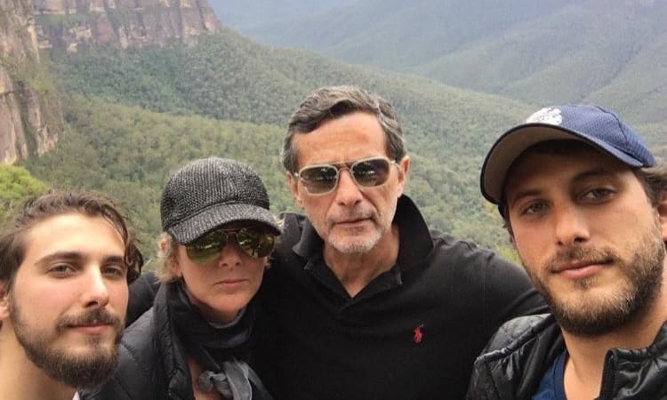 Humberto Zurita, Christian Bach y sus hijos