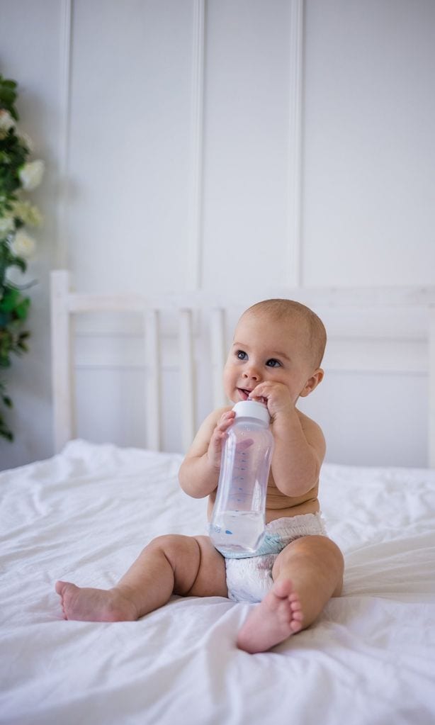 Hidratación en bebés pequeños
