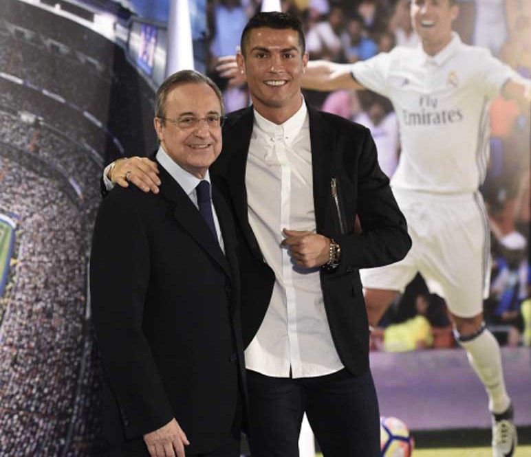 Cristiano Ronaldo y Florentino