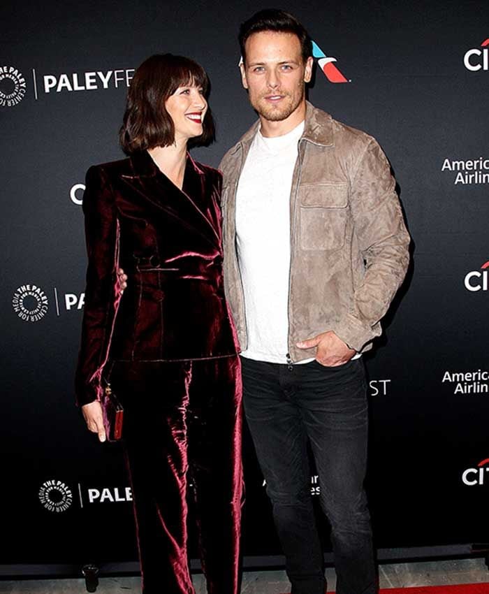 Sam Heughan y Caitriona Balfe