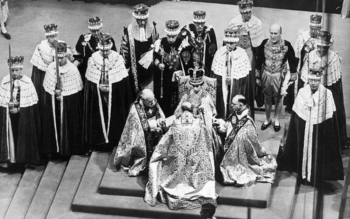 Coronación de Isabel II en 1953