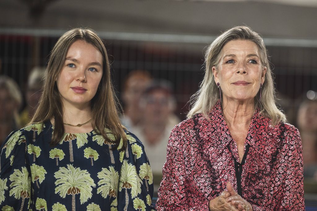 Carolina de Mónaco y Alexandra de Hannover