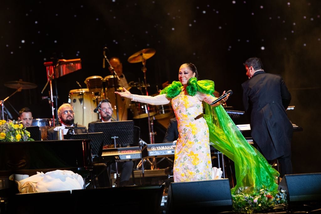 Isabel Pantoja durante su concierto en Almería el 8 de junio de 2024