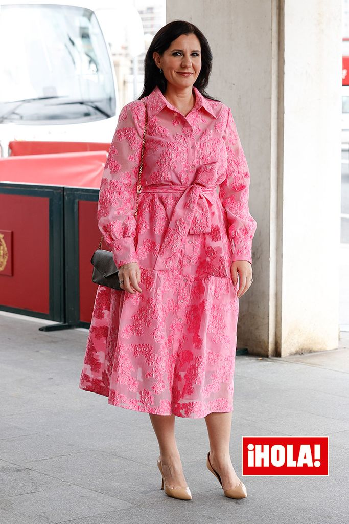 El vestido camisero rosa de la princesa Leonor reaparece en Cádiz 