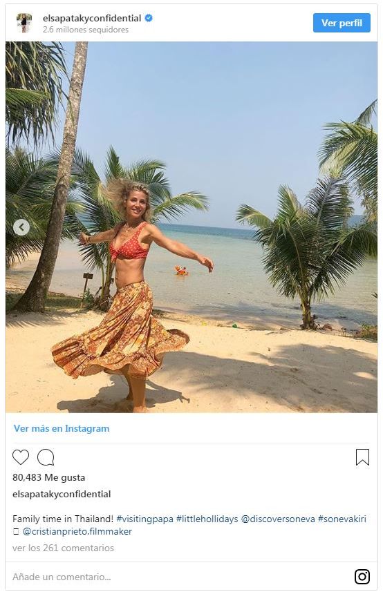 Elsa Pataky en Tailandia