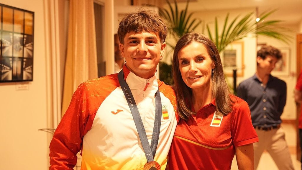 La Reina Letizia junto a Pau Echaniz