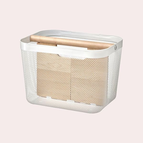 organizador cesto blanco ikea