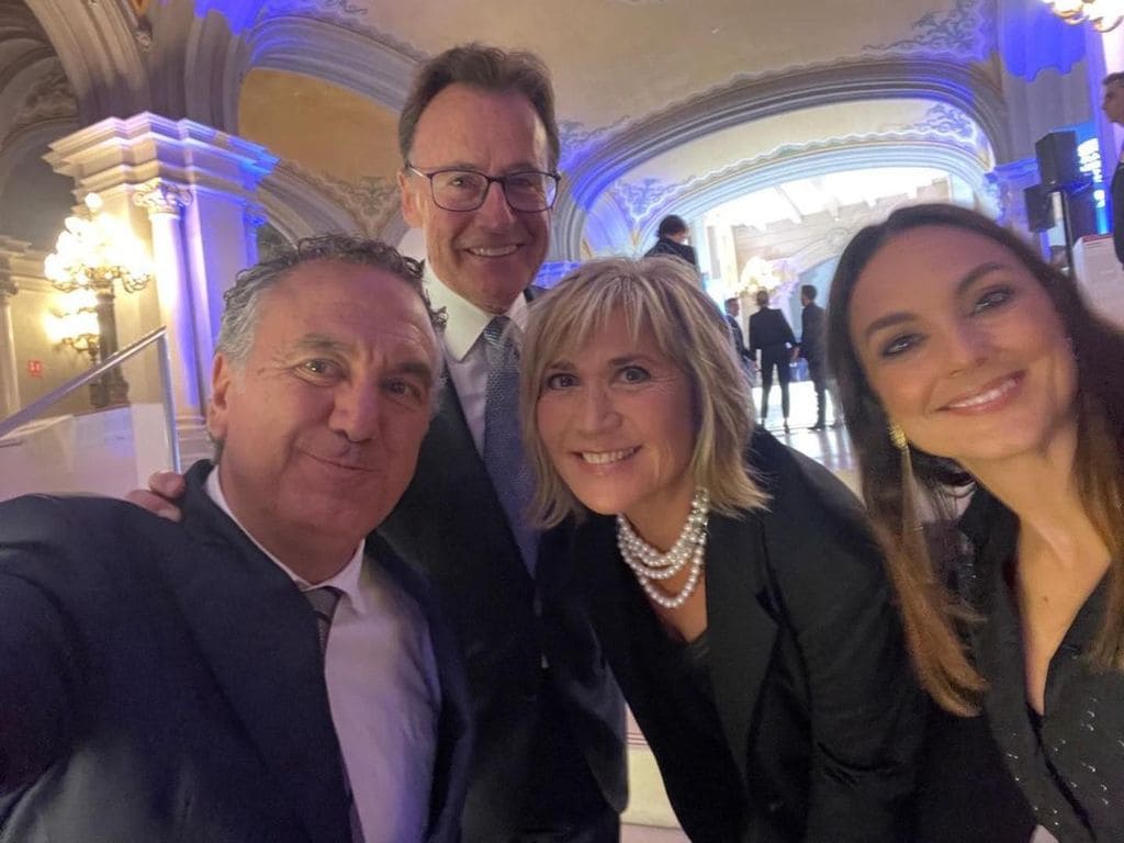 Julia Otero, Matías Prats, Mónica Carrillo y Roberto Brasero en los Premios Planeta 2024