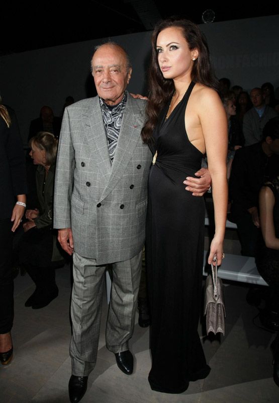Mohamed Al-Fayed con su hija Camilla