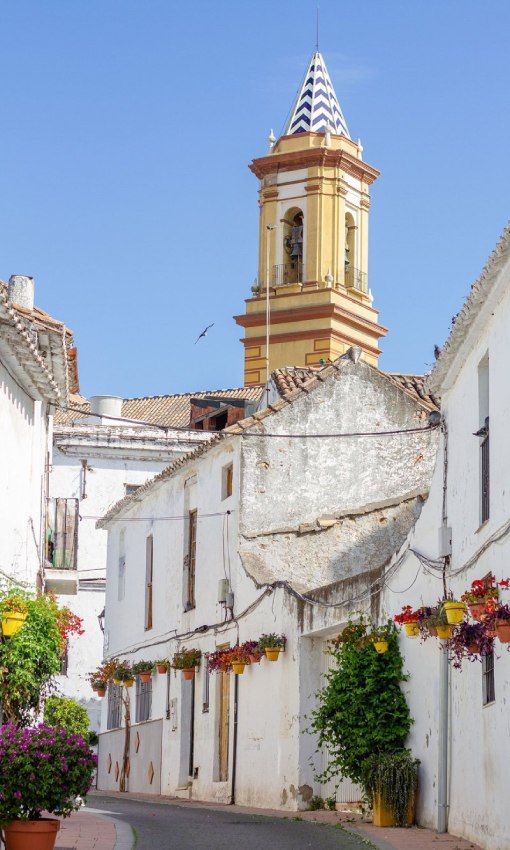 Calles del casco antiguo de Estepona.