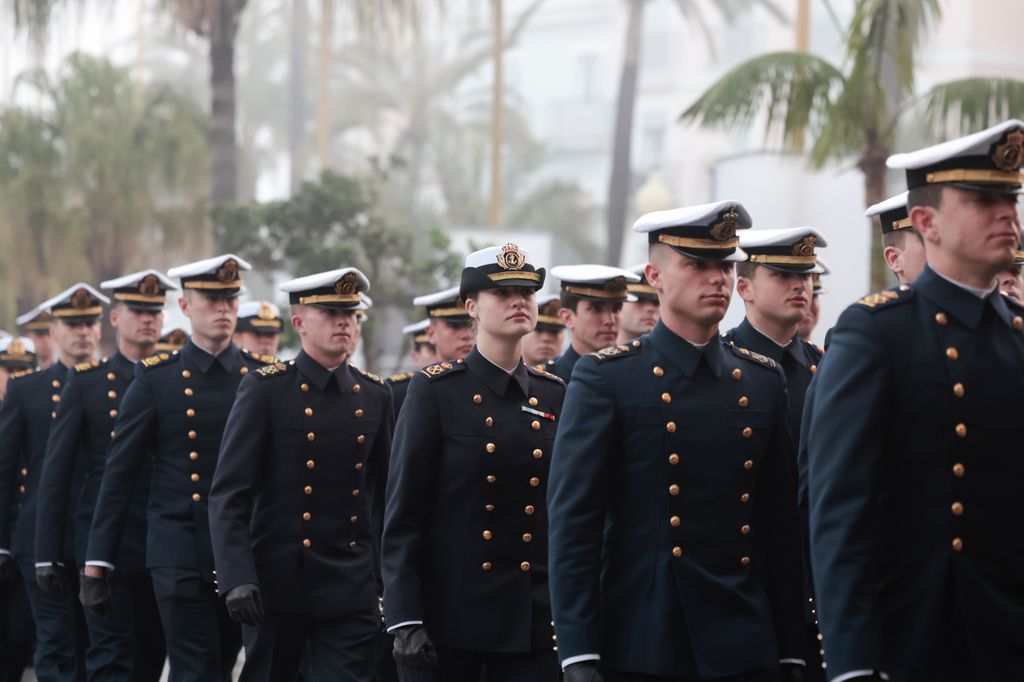 LA PRINCESA LEONOR VISITA EL AYUNTAMIENTO DE CADIZ A 24 HORAS DE PARTIR CON EL BUQUE JUAN SEBASTIAN ELCANO