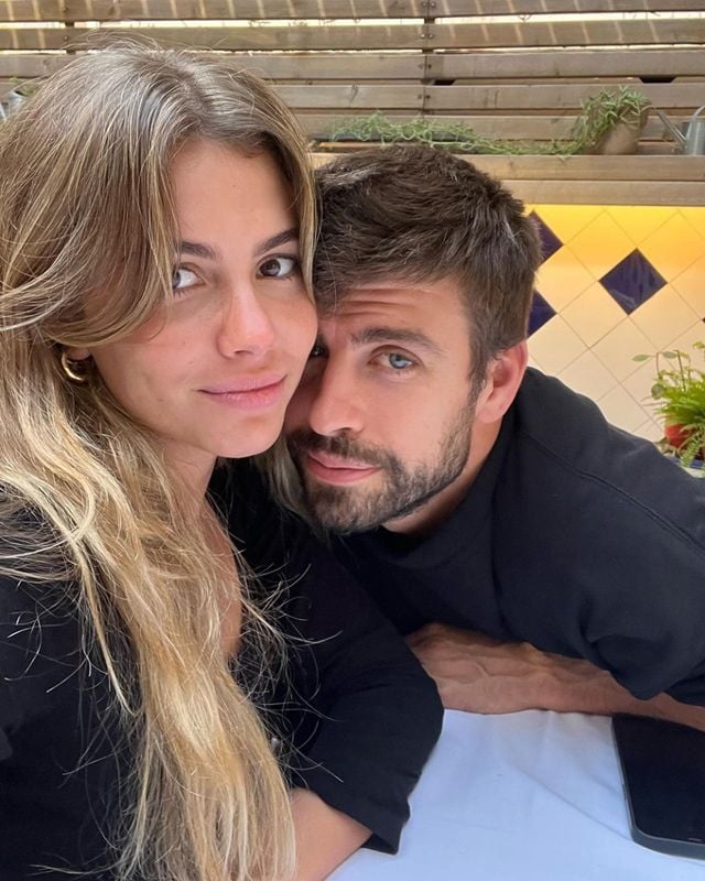 Prima imagen que Piqué comparte con Clara Chía