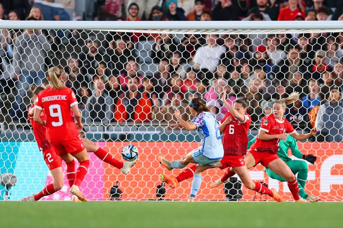 La selección femenina se exhibe en el Mundial