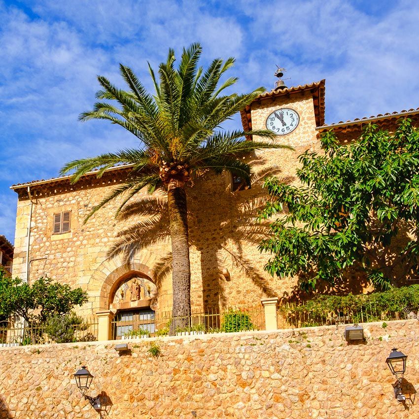 Fornalutx, en la sierra de Tramuntana, Mallorca