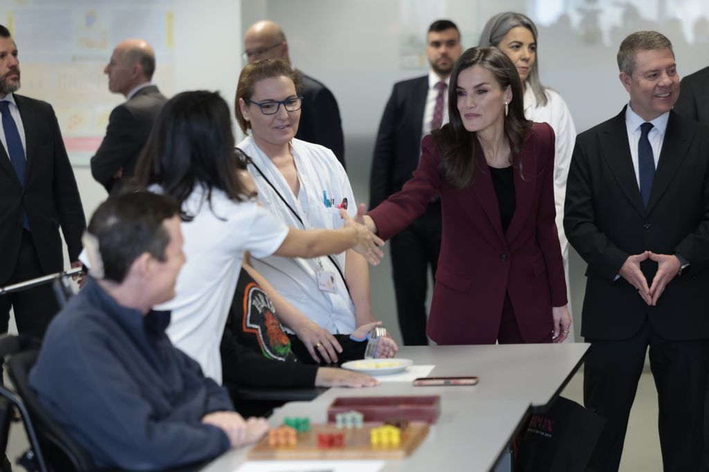  Los reyes Felipe y Letizia en el hospital de Paraplégicos de Toledo 