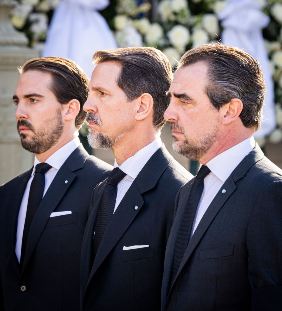 Pablo, Nicolás y Felipe de Grecia