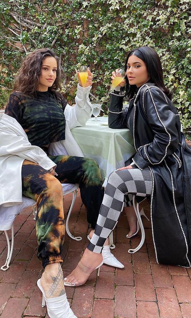 Rosalía y Kylie Jenner