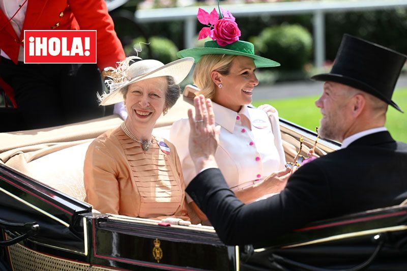 Mike Tindall, Zara Tindall y la princesa real Ana