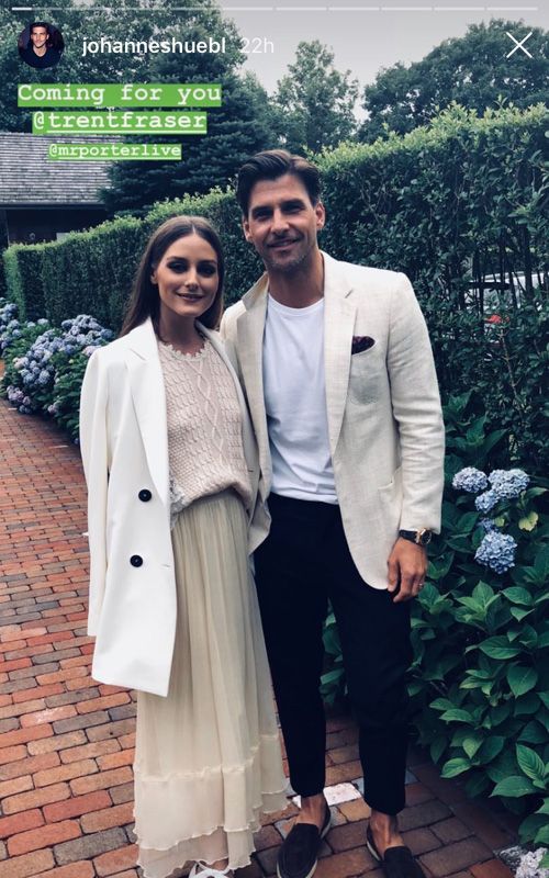 Olivia Palermo y Johannes Huebl