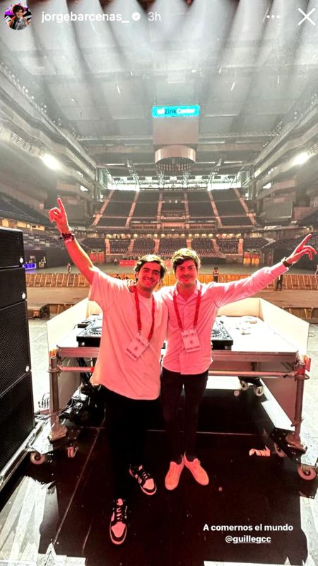 Jorge Bárcenas y Guillermo García-Cruz en el Wizink Center